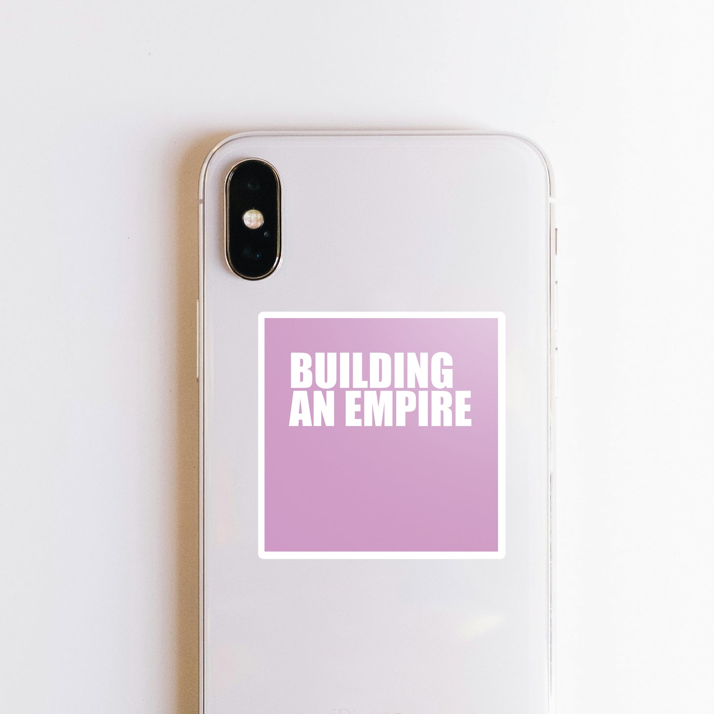 Building An Empire sticker, Entrepreneur, Founder, CEO, Girl boss, Girl power, Startup, Venture